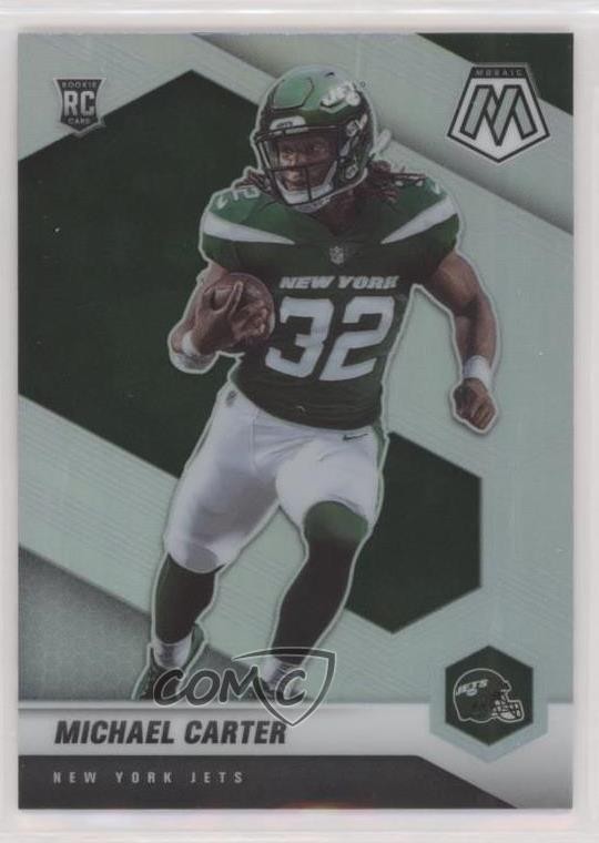 2021 Panini Mosaic Rookie Variations Silver Prizm Michael Carter #335-V 0c6