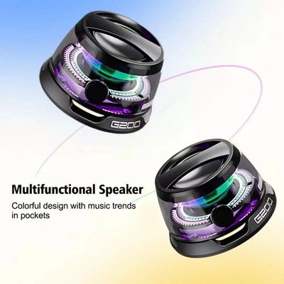 Bluetooth Box G200 RGB BT5.3 Mini Speaker 7h Magnetische Musik mit Halterung