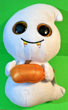 Ty Beanie Boos SCREAM the Halloween Ghost Medium 9" NEW MWMTs Plush Stuffed Toy