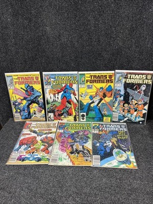 Lot of 5 Marvel TRANSFORMERS Comic Books #32,33,34,36,37 38,39