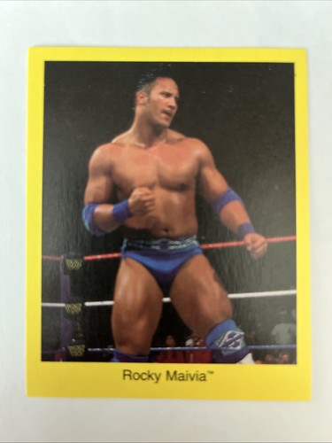 1997 Rocky Maivia Rookie Card WWF The Rock Dwayne Johnson Cardinal Trivia