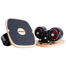 AsFrost Portable Roller Road Drift Skates Plate with Cool Maple Deck Anti-Sli...