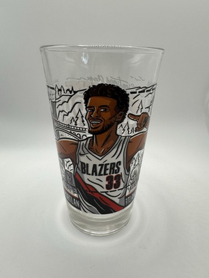 #ad 2025 Toumani Camara Portland Trail Blazers Commemorative Glass Cup🔥 LE 5000 $52.99