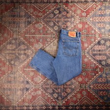 Jeans Levi's 516 Red Tab W34 L26 relaxed gamba dritta blu denim