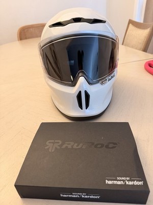Ruroc EOX Quartz helmet with Ruroc Shockwave installed