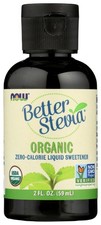 Now Better Stevia Organic Zero-Calorie Liquid Sweetener 2 Fl Oz Tea Fl.