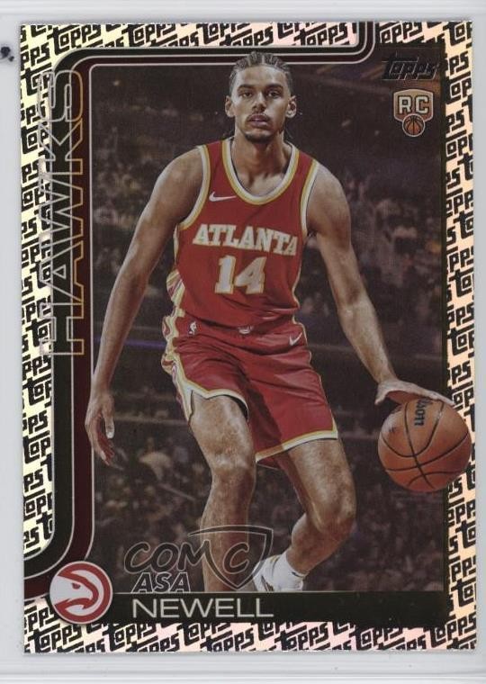 2025-26 Topps Topps Foil Pattern Asa Newell #223 1r9o