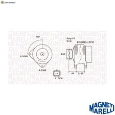 GENERATOR 063731827010 FÜR RENAULT SCENIC/III MASTER/Platform/Chassis/Van/Bus