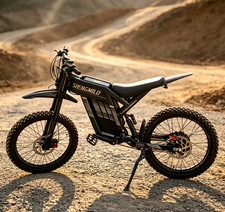 Offroad E-Bike 3000W E-Mountainbike 19 Zoll Elektrofahrrad 60V 35Ah Ölbremse
