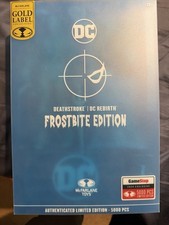 McFarlane DC Multiverse 7  Deathstroke DC Rebirth Frostbite Edition Gold Label