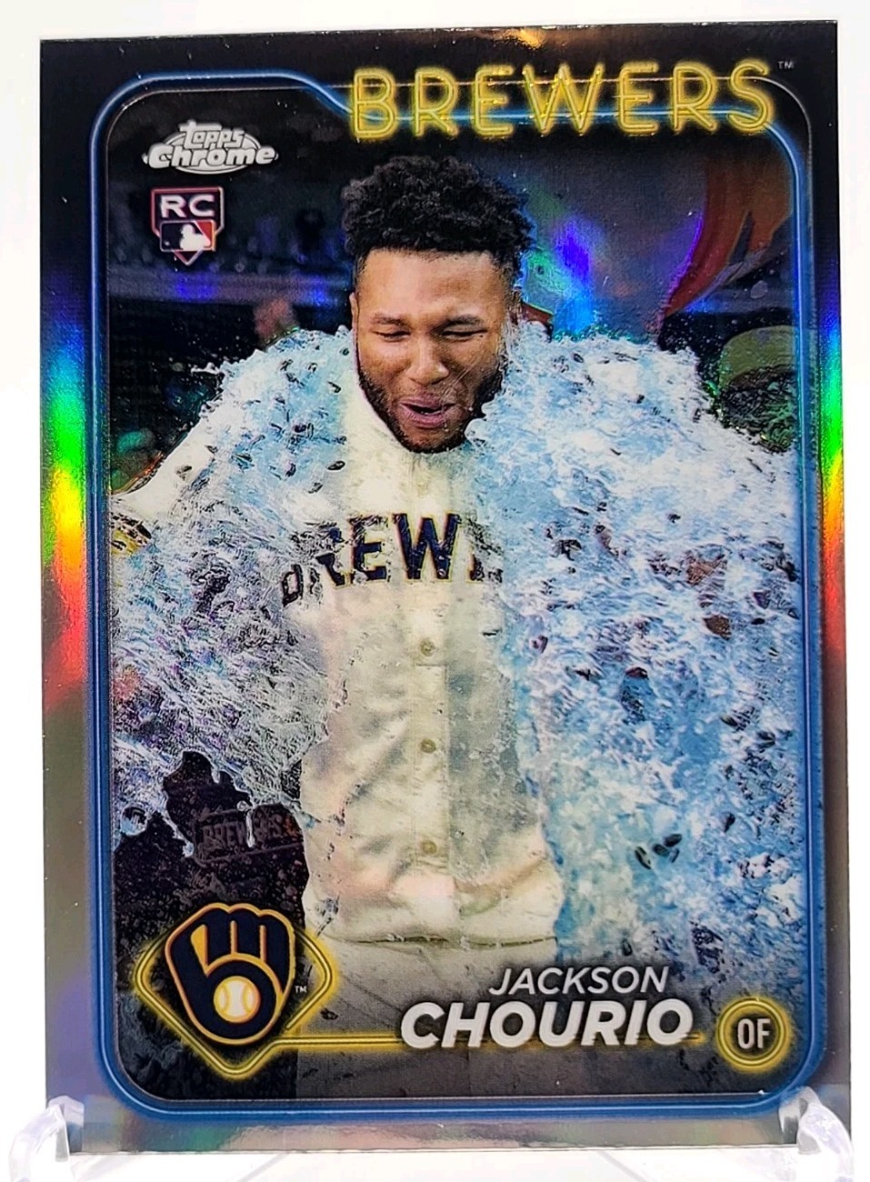 2024 Topps CHROME UPDATE JACKSON CHOURIO RC IMAGE VARIATION SP #USC18