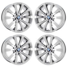 17 Bmw 323i Pvd Bright Chrome-c Wheels Rims Factory Oem 71317 2008-2013 17 Bmw 323i Pvd Bright Chrome-c Wheels Rims Factory Oem 71317 2008-2013