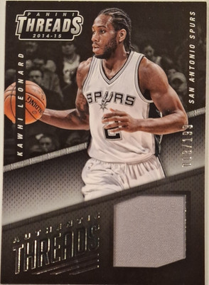 Panini 2014-15 Threads Kawhi Leonard Authentic Threads #24 003/199 Spurs