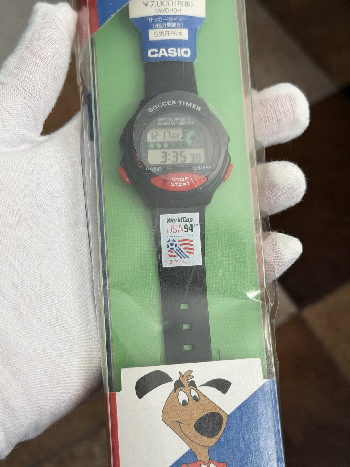 NOS Casio Soccer Timer SWC-10 World Cup USA 1994 Men’s Digital Sports Watch