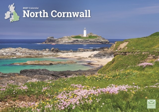 Carousel Worldwide North Cornwall 2027 Wall Calendar, A4 Format, 12-Month Monthly Calendar, Full-Color North Cornwall Photography - Image 4