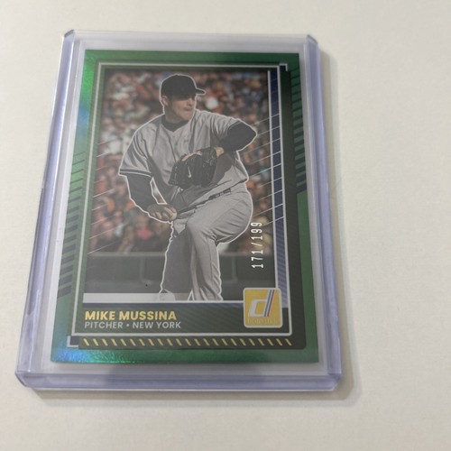 Mike Mussina 2025 Donruss Green Foil #’d 171/199 Yankees