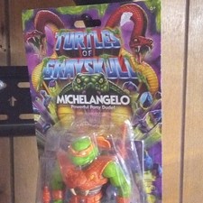Mattel Turtles of Grayskull Michelangelo TMNT Boxed Action Figure Comic 6