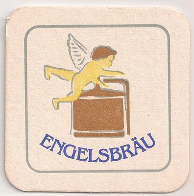 Brauhaus Bad Wildungen - old beer mat ''Engelsbräu''