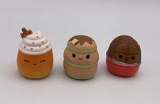 Squishmallow Mini Squish Squish-A-Longs Series 3 FOOD LOT Hermine Kendla Paulton