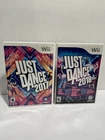 Just Dance 2017 & Just Dance 2018 Bundle (Nintendo Wii, 2017) Complete, Tested