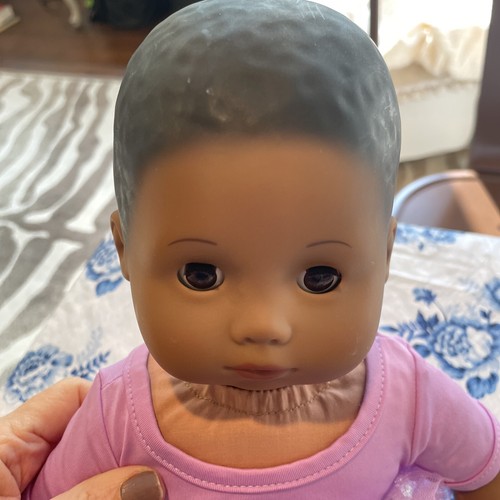 American Girl Bitty Baby African American Doll Molded Hair W/Blocks - Picture 5 of 11