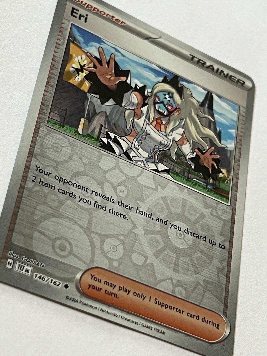Eri 146 / 162 Pokemon S&V Temporal Forces 2024 Near Mint Reverse