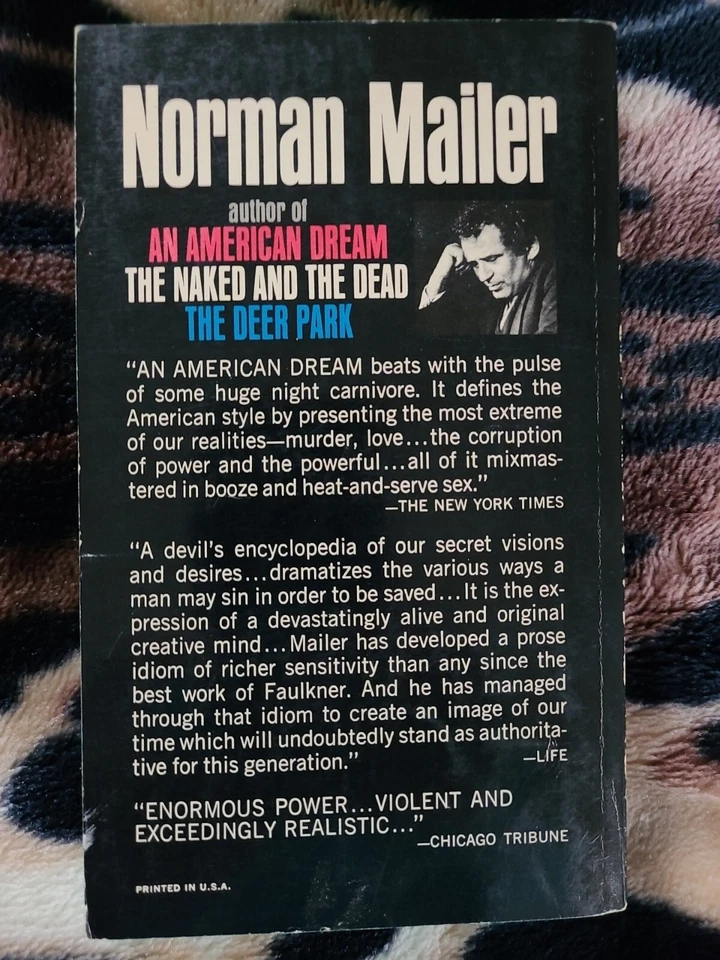 An American Dream Norman Mailer 1966 First Dell Printing Paperback {J3} - Image 2 of 4