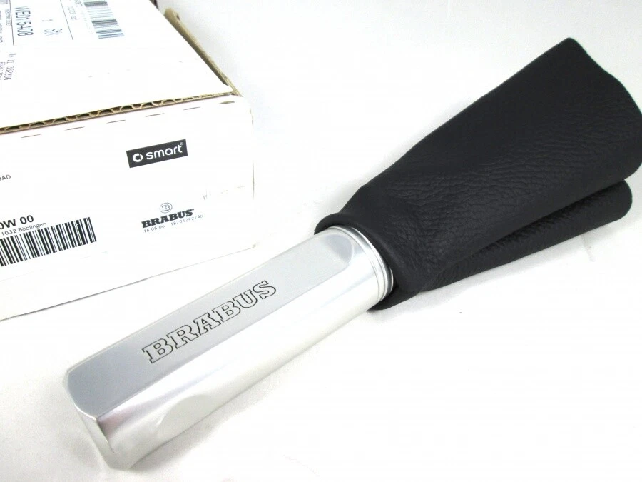 Original Smart Roadster 452 BRABUS Palanca de freno de mano Empuñadura de freno de mano Aluminio Mate Foto 3 de 3