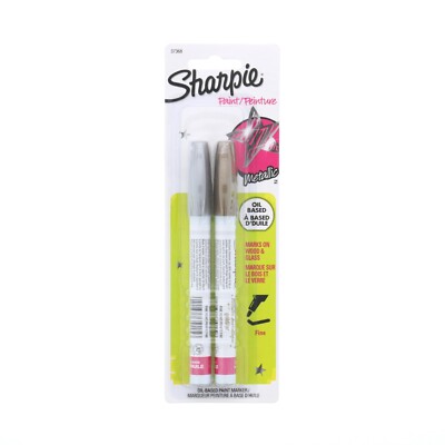 Gold & Silber Sharpie Lack Marker feine Spitze Stift Ölbasis UK LAGER SCHNELLE LIEFERUNG