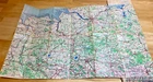WW2 RAF FOLDEX NO.1 EUROPE (air) WAR OFFICE MAP - DATED MARCH 1945