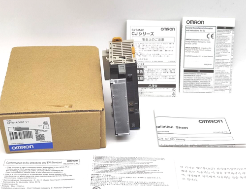 OMRON Analog Input Unit CJ1W-AD081-V1 CJ Series New From Japan - Picture 2 of 3