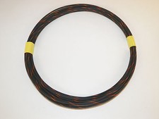 BLACK/ORANGE AUTOMOTIVE WIRE 16 GAUGE HIGH TEMP GXL 25 FEET