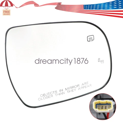 1Pcs Mirror Blind Spot No-Anti-glare Right Side Fit Toyota Sienna 2011 2012-2020