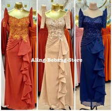 Modern Filipiniana Long Dress