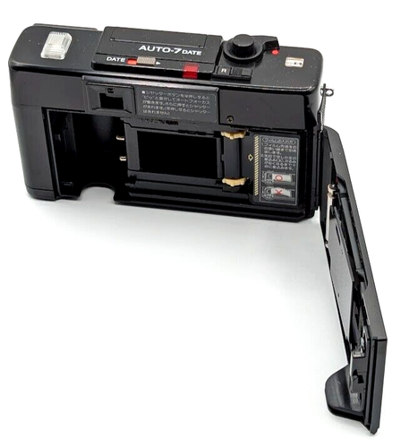 FUJICA AUTO-7 DATE Black Point & Shoot 35mm Film Camera Excellent+5 JAPAN - Picture 22 of 24