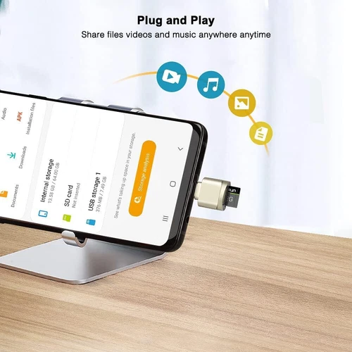 100 Stück Typ C Micro SD TF Kartenleser OTG USB Adapter Konverter für Samsung Posten - Bild 7 von 29