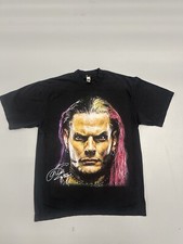 Wrestling WWE Jeff Hardy The Charismatic Enigma T-Shirt Double Sided Made In USA