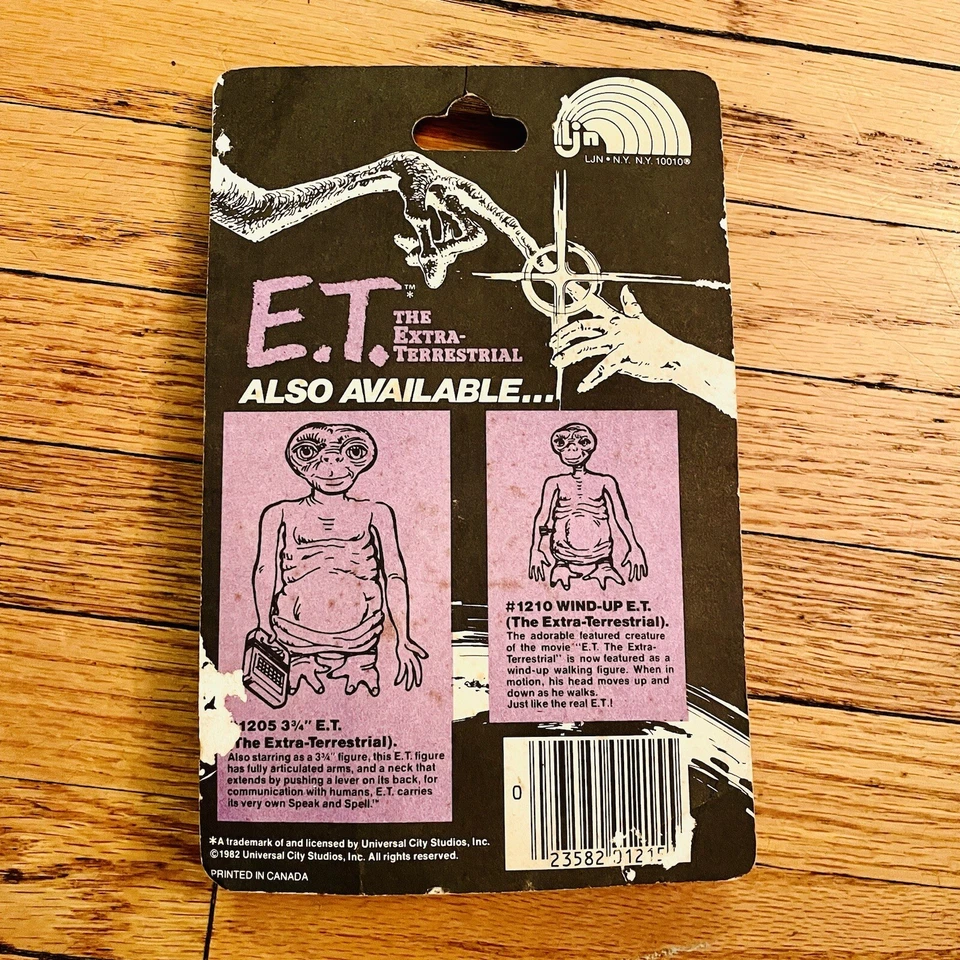 Винтажный 1982 E.T. The Extra-Terrestrial 2 дюйма оригинальный коллекционный цветочный горшок No1215 - Изображение 2 из 2