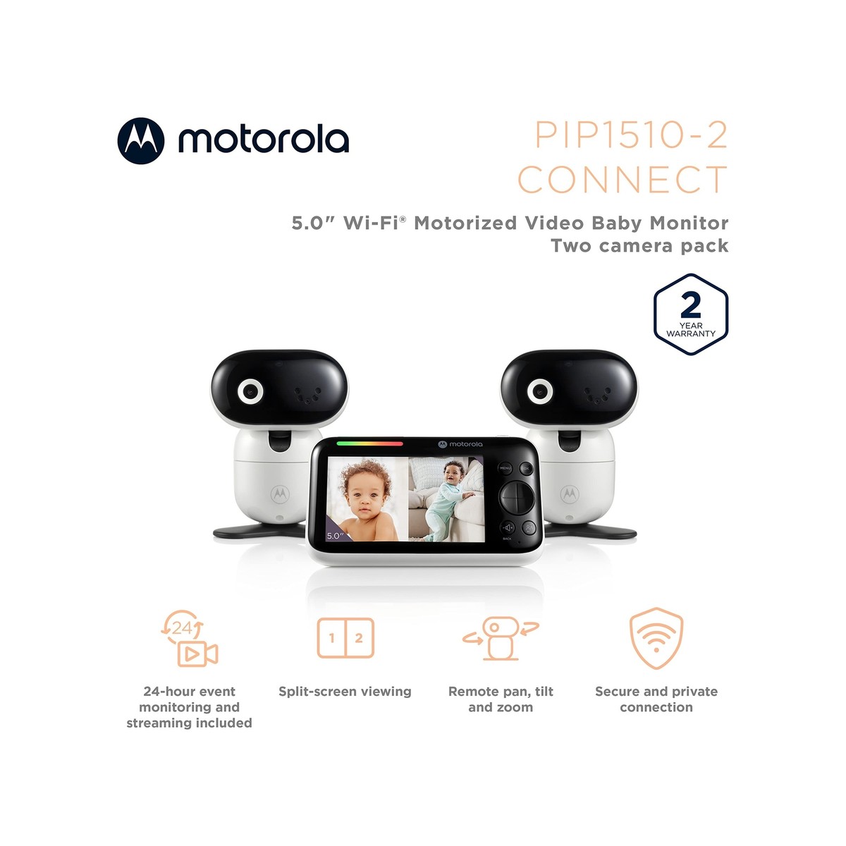Motorola Baby Monitor PIP1510 Connect WiFi Video Baby Monitor