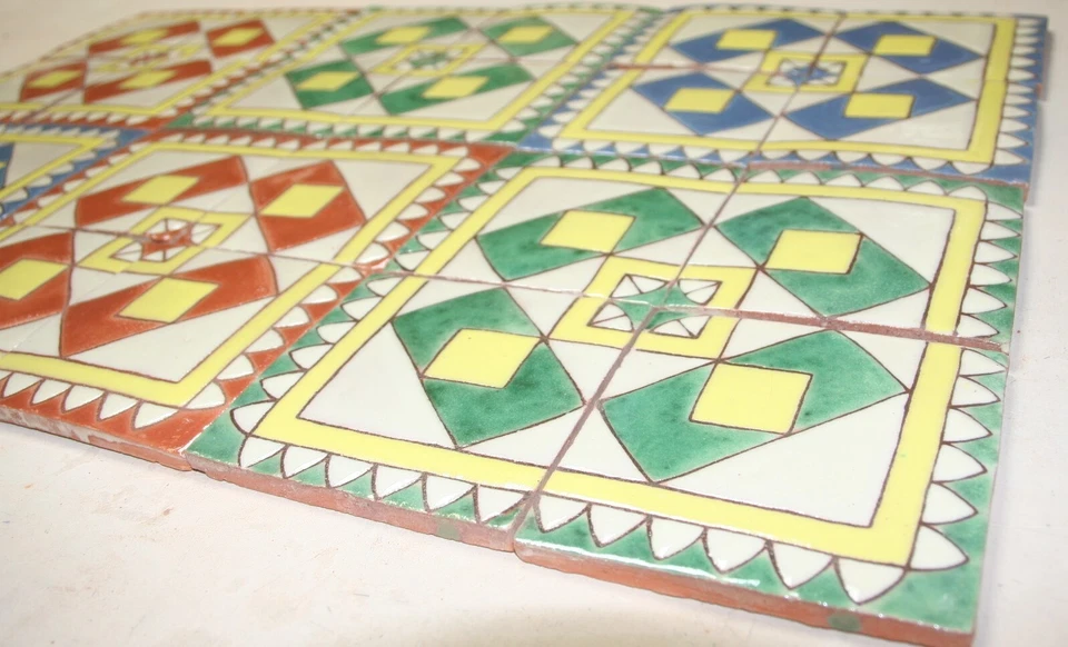 24 Stück Relief-Fliesen 10x10 Motiv: Grafisches Ornament [22-06-01] - Bild 2 von 3