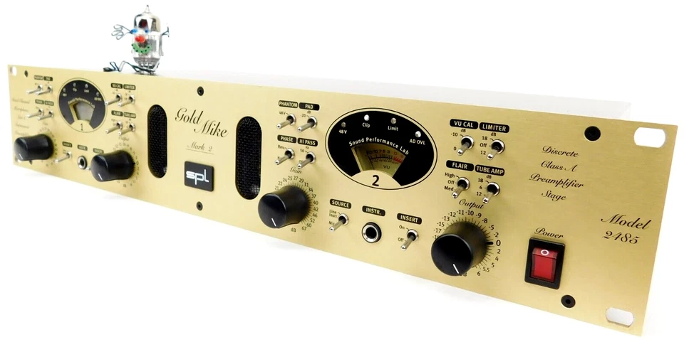 SPL GoldMike MK2 2485 Tube Mic Preamp Class-A + Top Zustand + 1,5 Jahre Garantie - Bild 3 von 4