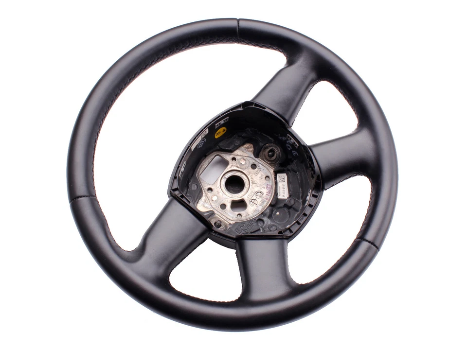 Steering wheel cover with leather for Audi A3 8P year 2007 without multifunction button - Image 2 of 4