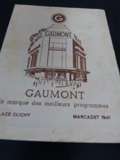 programme, gaumont , la marque des meilleurs programmes,amants  (samg)----
