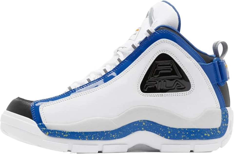 FILA Grant Hill 2 Niños Tenis Preescolares Blanco Azul Todas las Tallas - 3BM01741-138 Foto 2 de 4