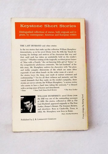 The Last Husband and Other Stories by William Humphrey vintage paperback 1953 - Picture 2 of 5