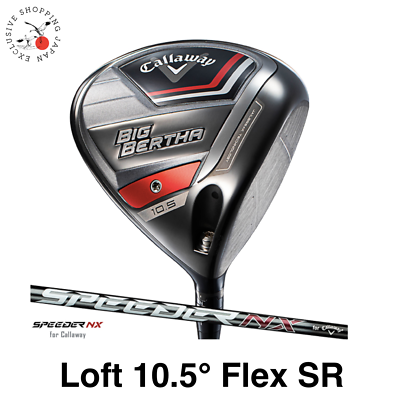 Callaway Golf Big Bertha Driver Club 10.5° 2023 Speeder NX Carbon 