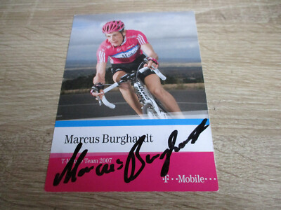 Marcus Burghardt T-Mobile Radsport Original Autogramm Autogrammkarte