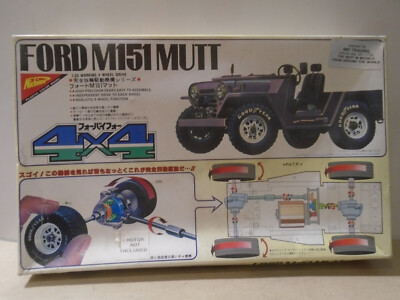VINTAGE NICHIMO #MC-2055 1/20 SCALE 4X4 FORD M151 MUTT MINT IN BOX