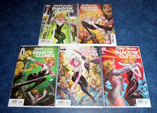 SPIDER-GWEN SHADOW CLONES #1 2 3 4 5 (of 5) 1st print A set spiderverse 2023 NM