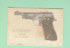 J.C. Higgins Model 85 Pistol Owners Manual Reproduction